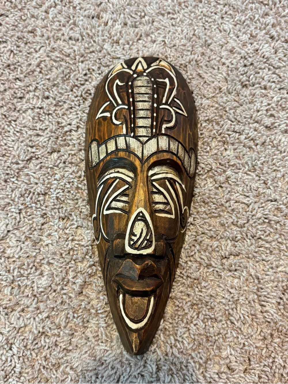 Wall Decor Handcrafted African Mask 11.5